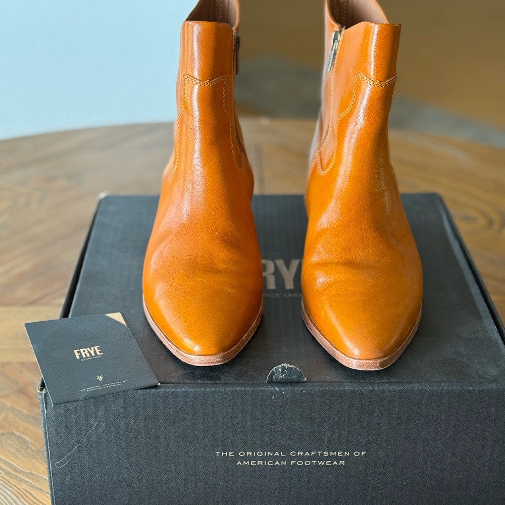 Frye Women's Ankle Boots in Orange